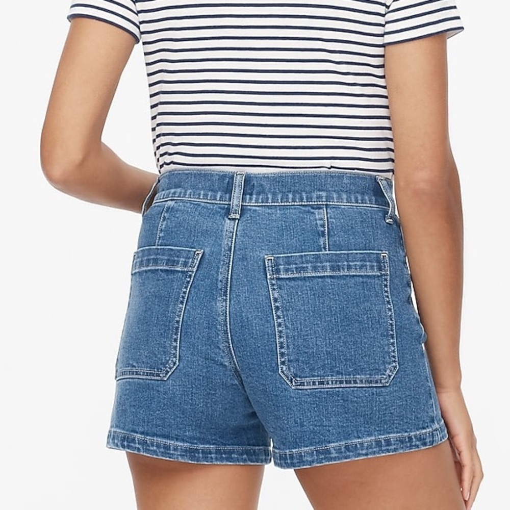 J. Crew Factory Sailor patch-pocket denim short - Picture 2 of 10